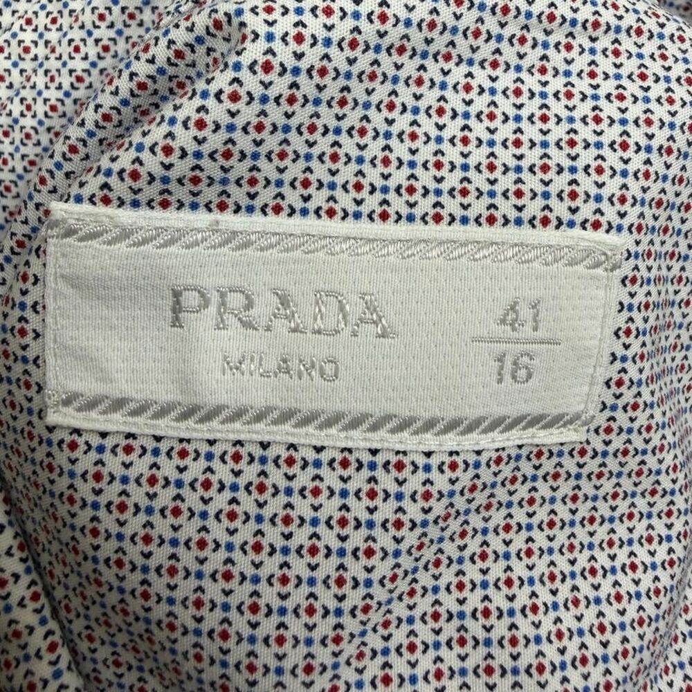 Prada Patterned Button-Down Shirt in Multicolor C… - image 5